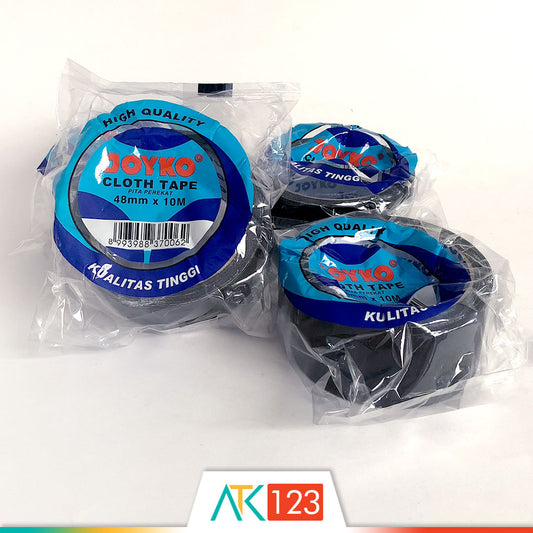 Lakban Kain Hitam Joyko Blue Core 48 mm