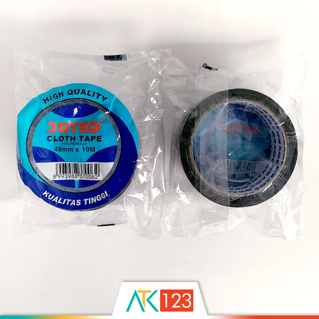 Lakban Kain Hitam Joyko Blue Core 48 mm