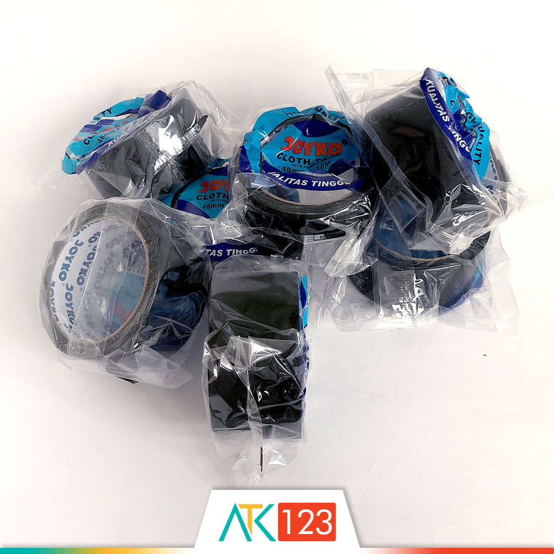 Lakban Kain Hitam Joyko Blue Core 48 mm