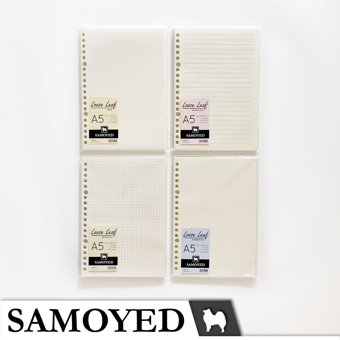 Loose Leaf A5 Samoyed LL-11