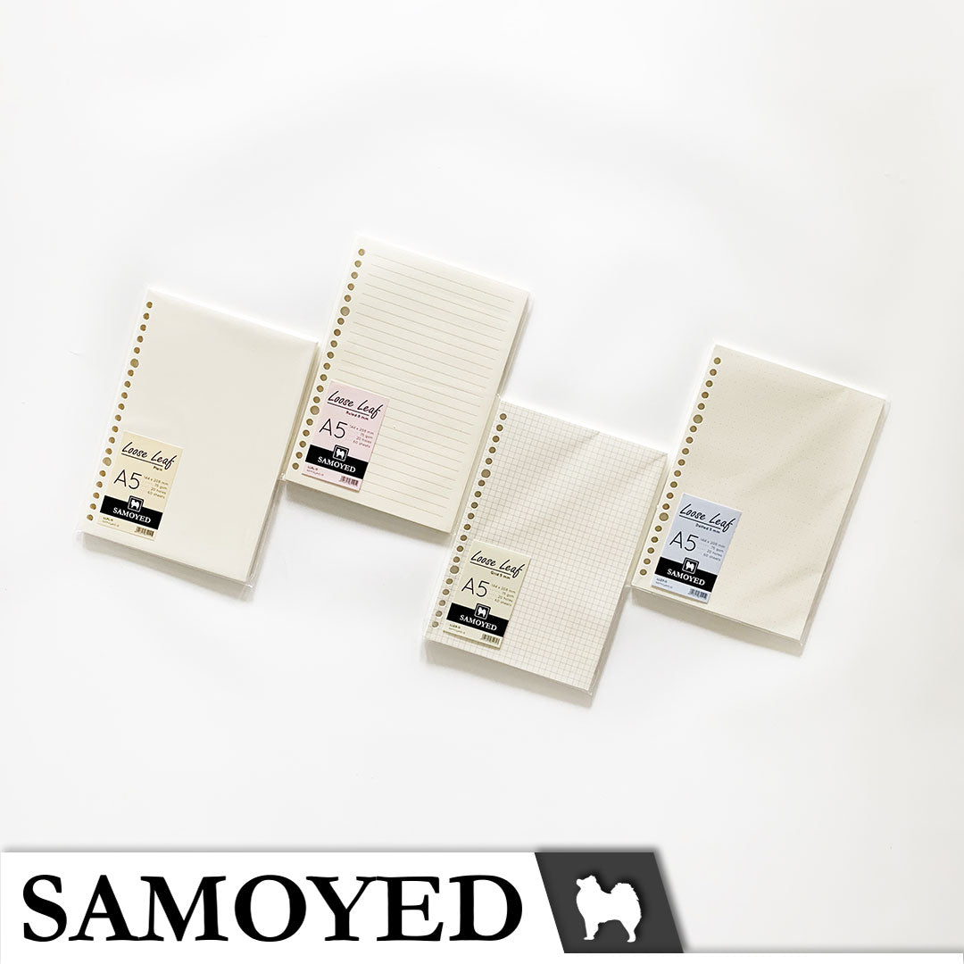 Loose Leaf A5 Samoyed LL-11