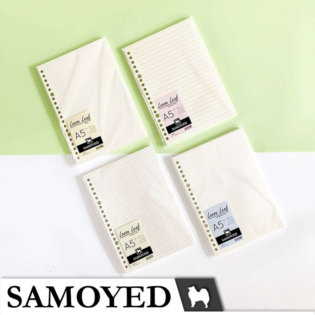 Loose Leaf A5 Samoyed LL-11