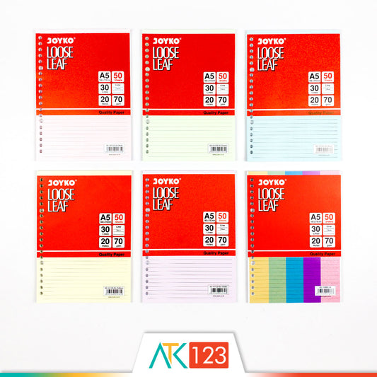 Loose Leaf Color A5 Joyko 50 lbr