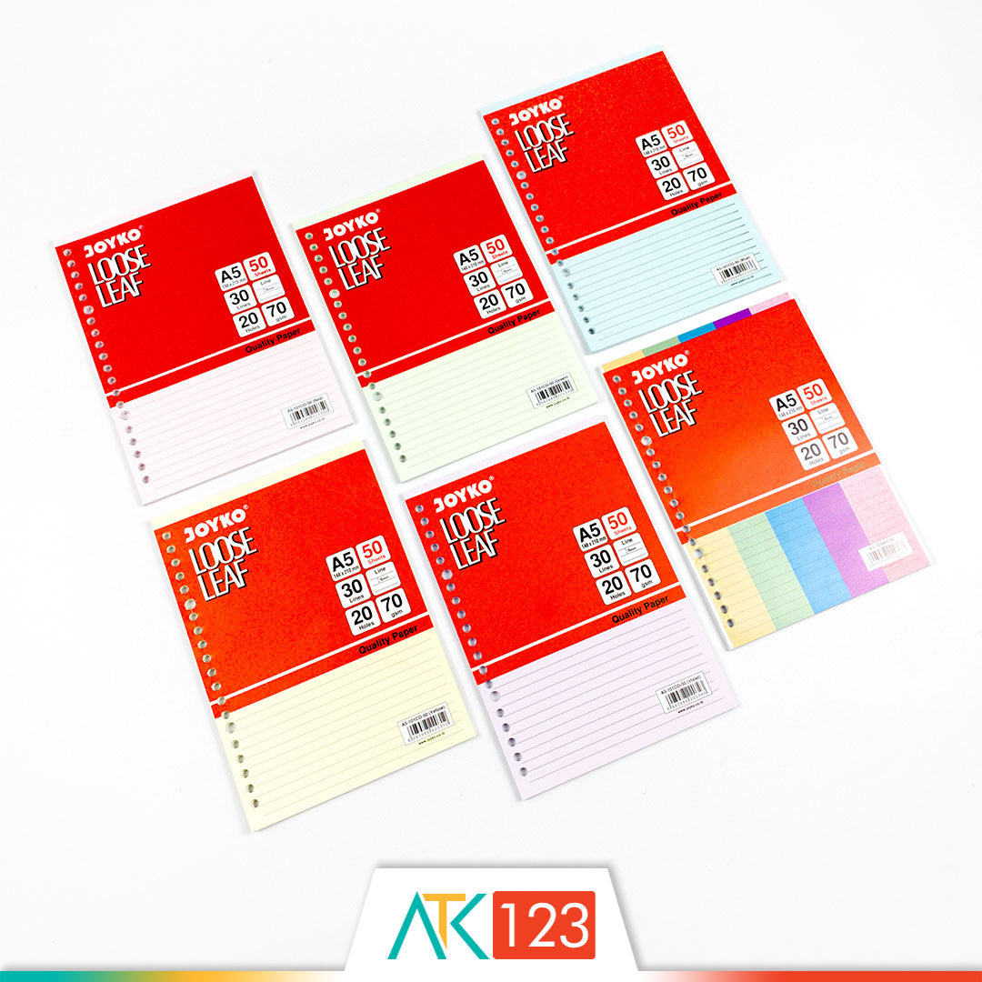 Loose Leaf Color A5 Joyko 50 lbr