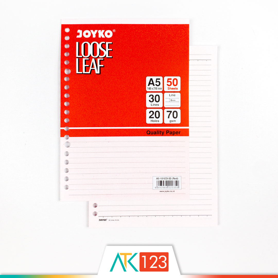 Loose Leaf Color A5 Joyko 50 lbr