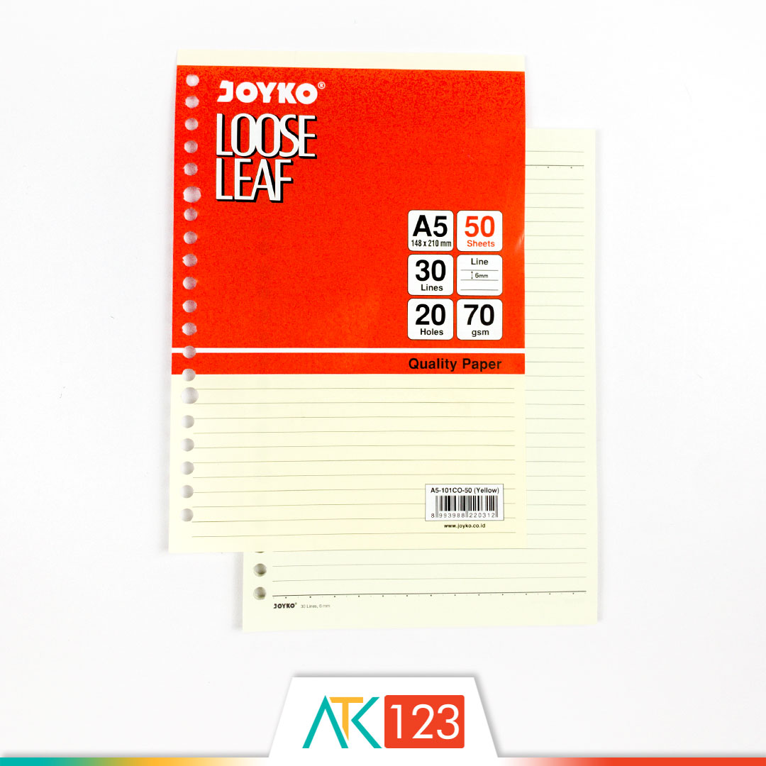 Loose Leaf Color A5 Joyko 50 lbr