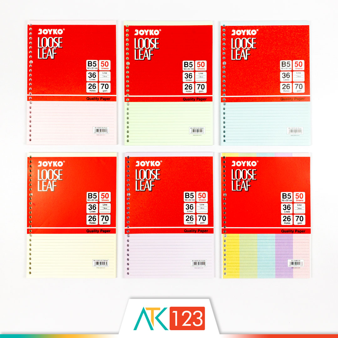Loose Leaf Color B5 Joyko 50 lbr