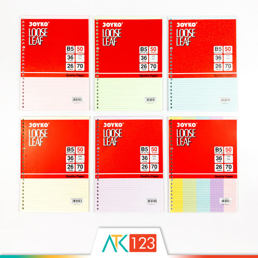 Loose Leaf Color B5 Joyko 50 lbr