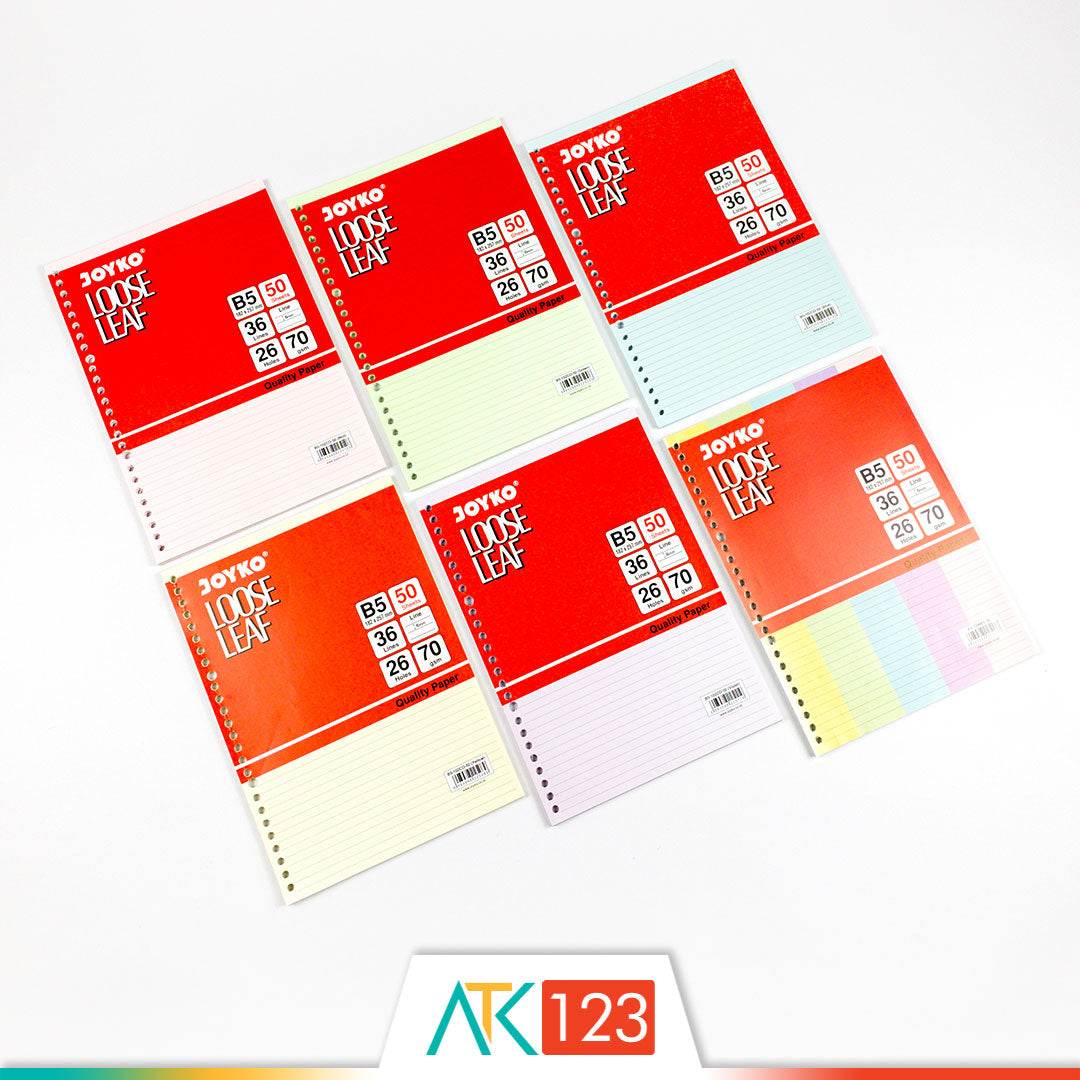 Loose Leaf Color B5 Joyko 50 lbr