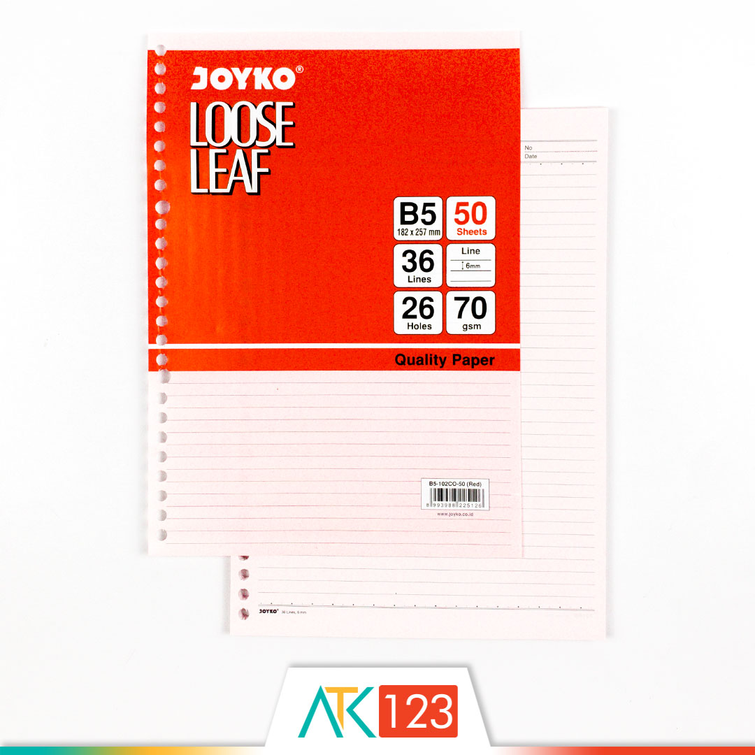 Loose Leaf Color B5 Joyko 50 lbr
