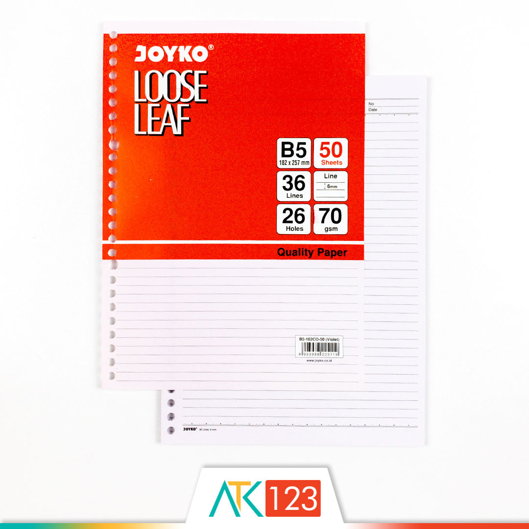 Loose Leaf Color B5 Joyko 50 lbr