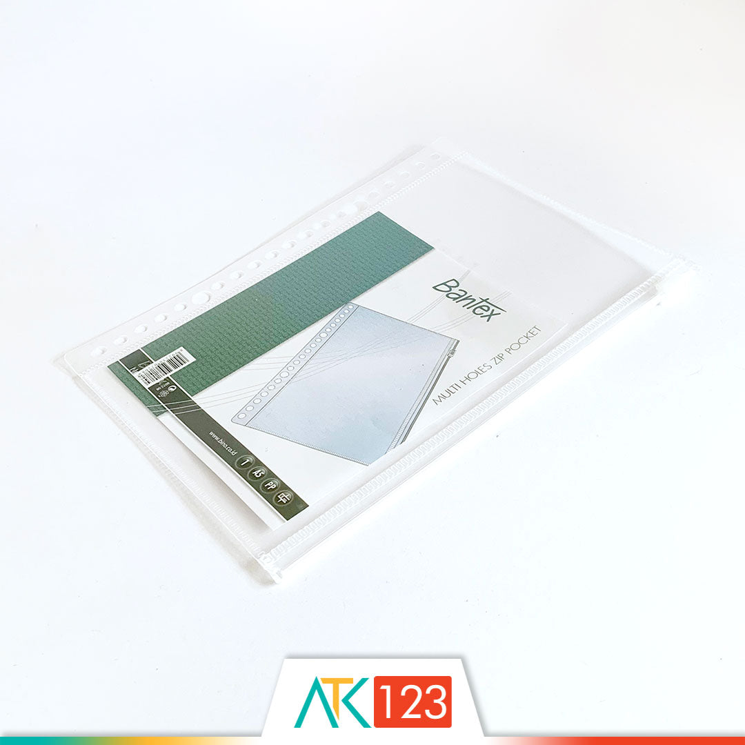 Zip Pocket for Binder Note A5 Bantex 8072