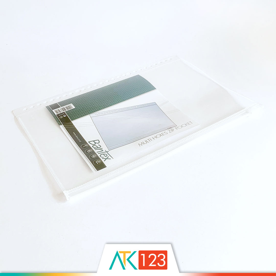 Zip Pocket for Binder Note B5 Bantex 8073