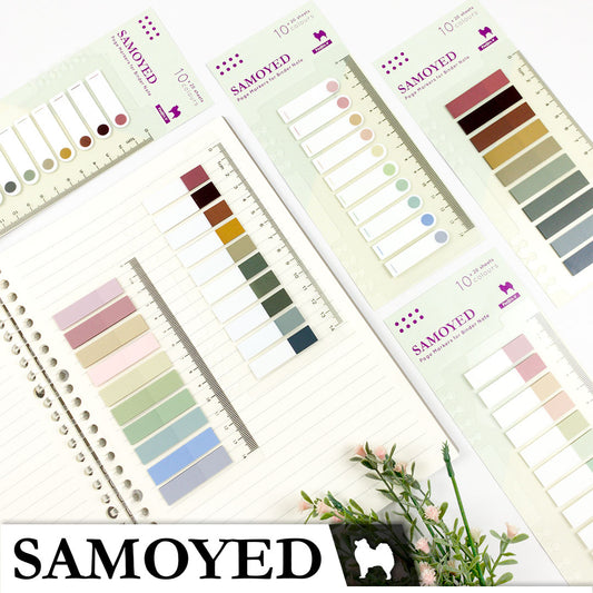 Page Markers for Binder Note Samoyed PMBN