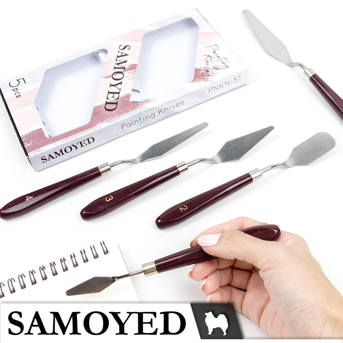 Painting Knives Samoyed PNKN-51
