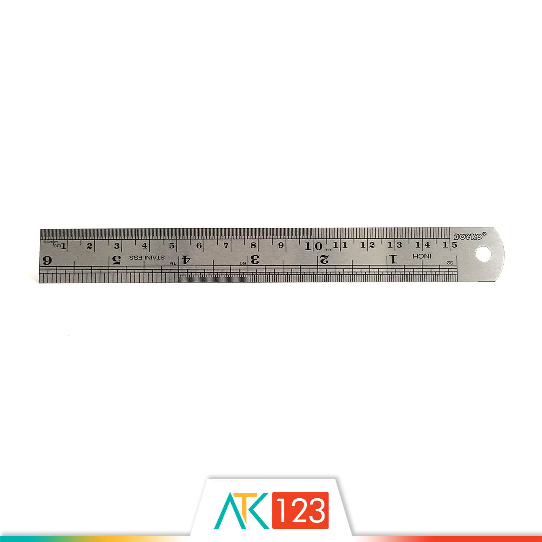 Penggaris Besi Joyko 15 cm