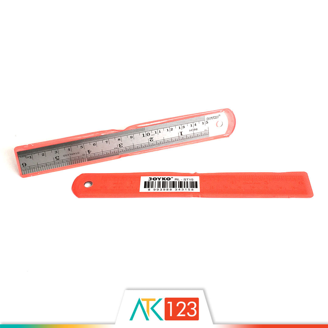 Penggaris Besi Joyko 15 cm