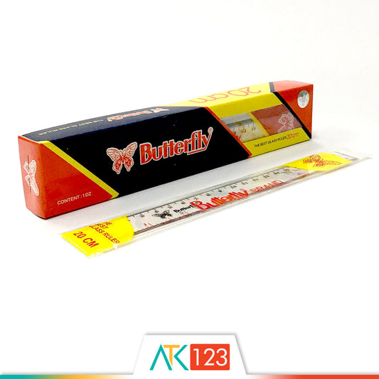 Penggaris Butterfly 20 cm