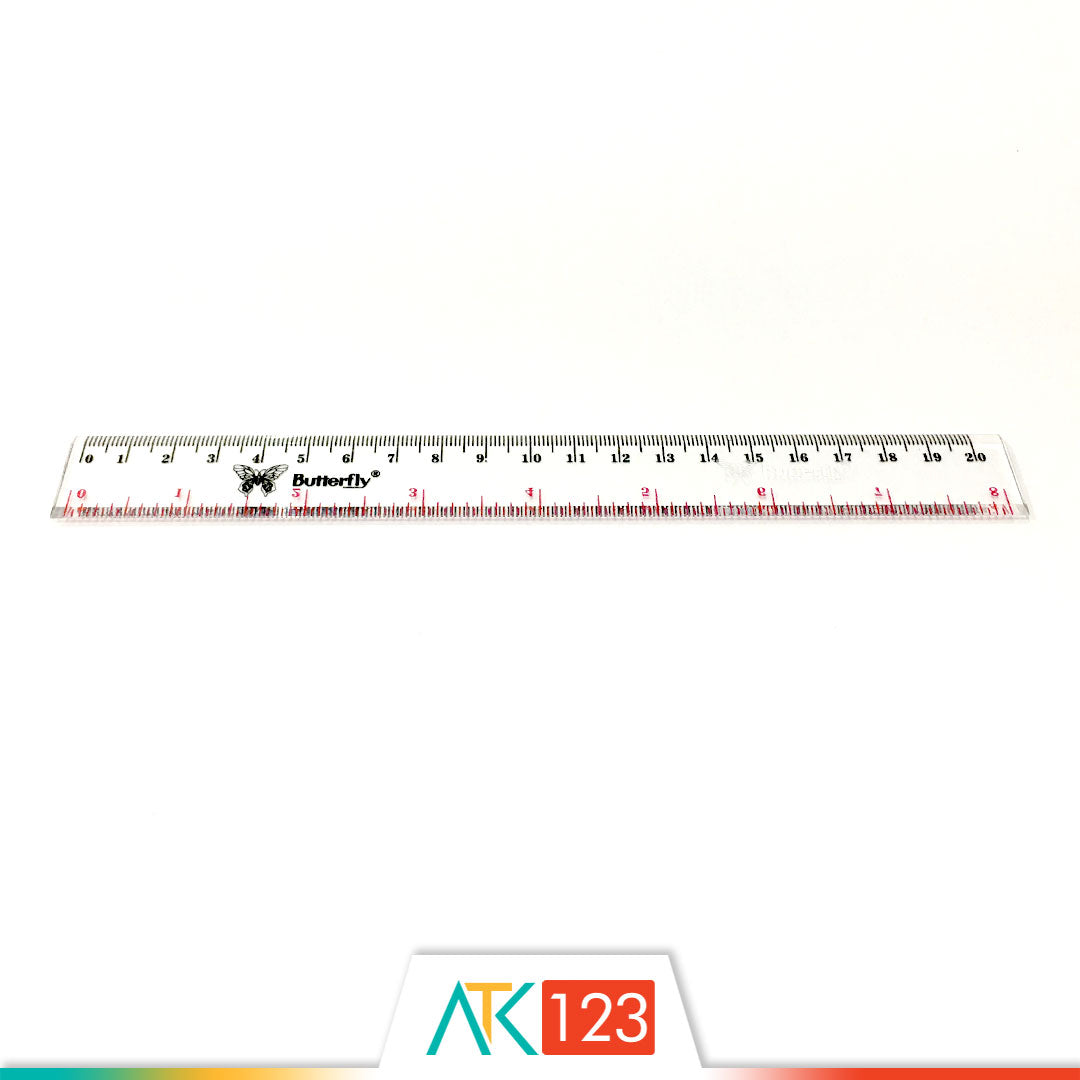 Penggaris Butterfly 20 cm