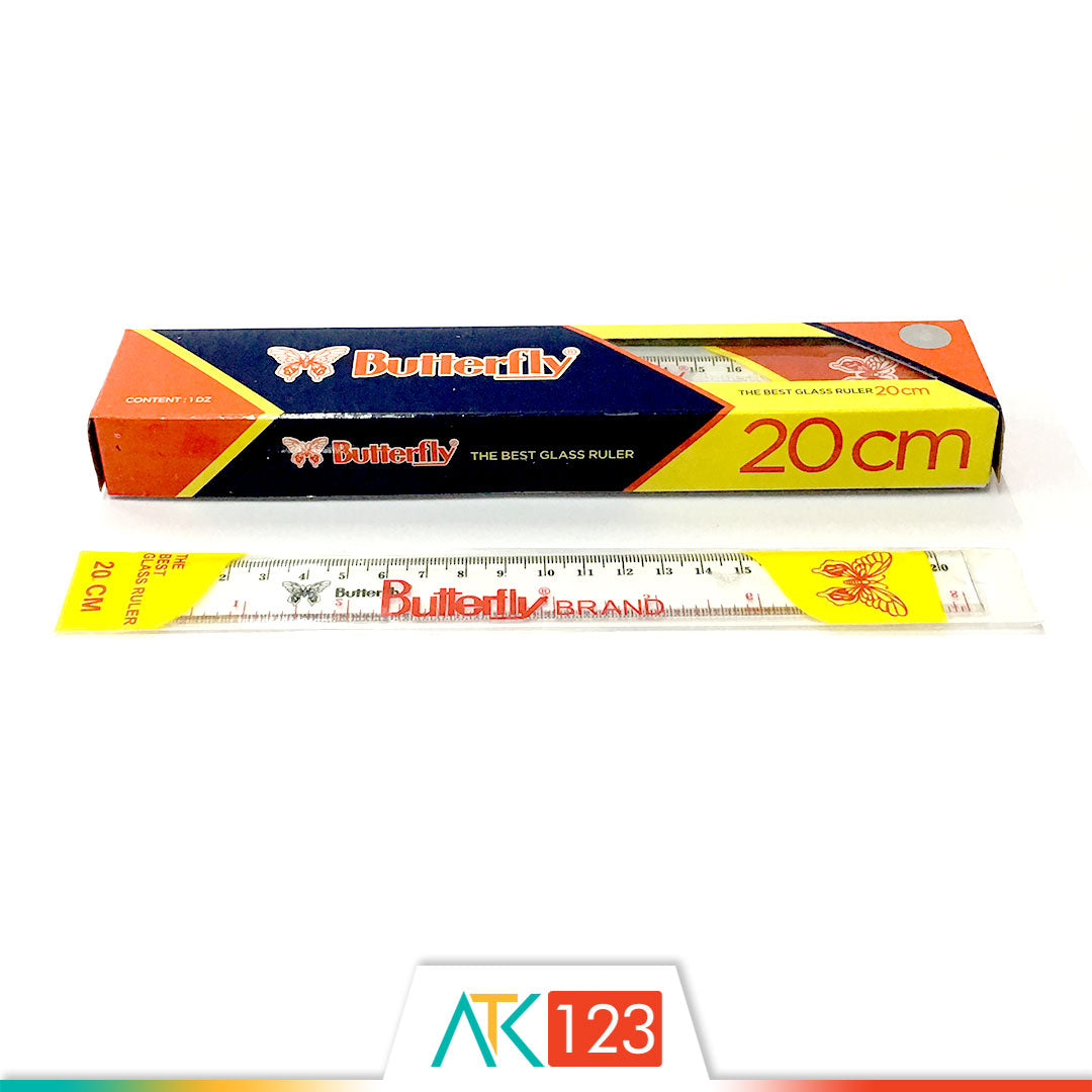 Penggaris Butterfly 20 cm