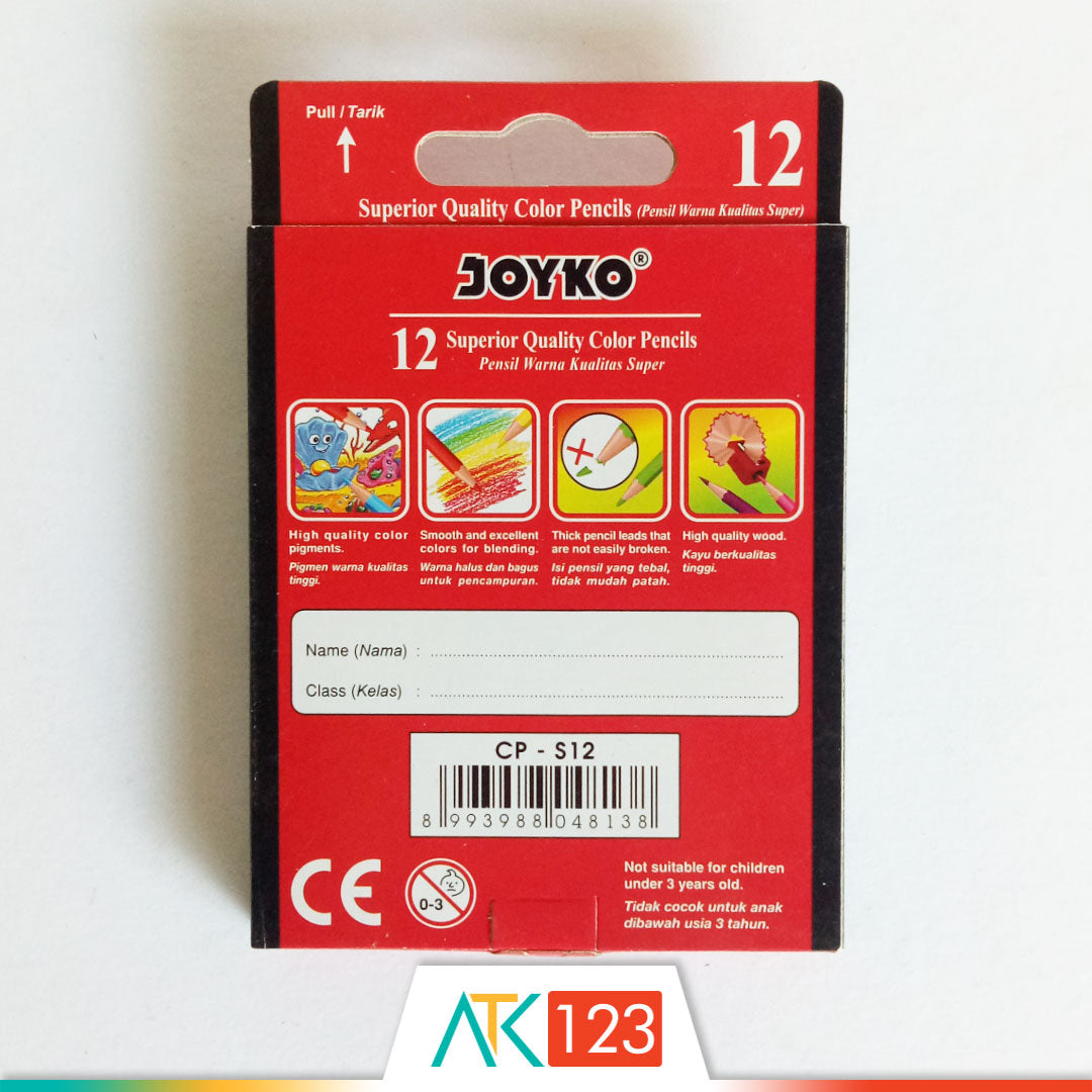 Pensil Warna Joyko CP-S12
