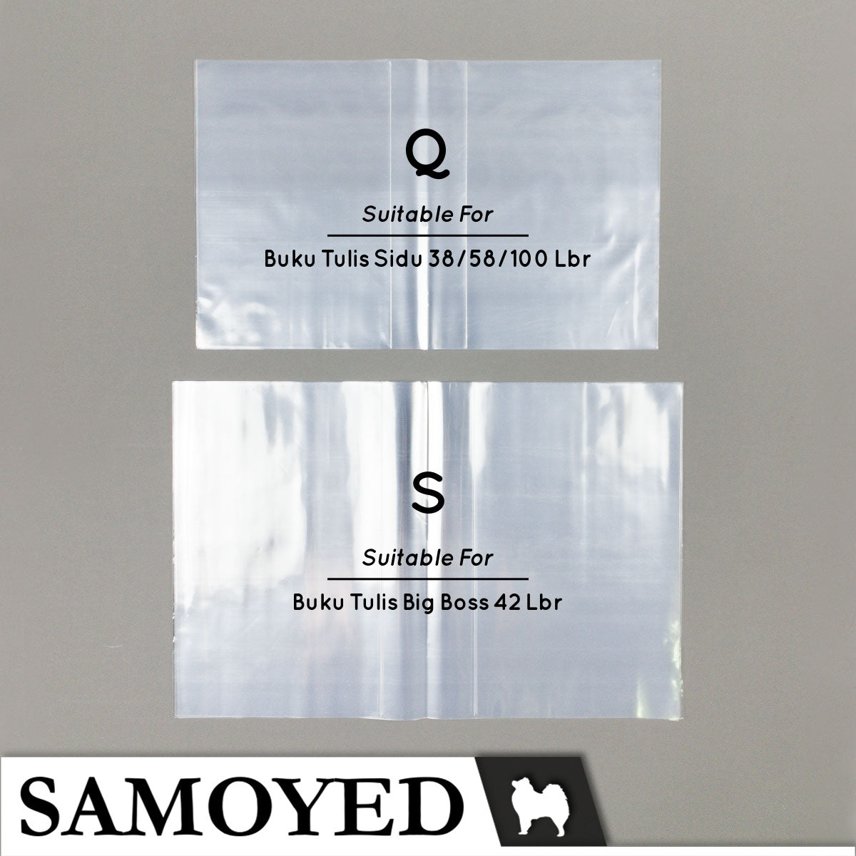 Book Covers Samoyed BKCV-PS 10 Sheets