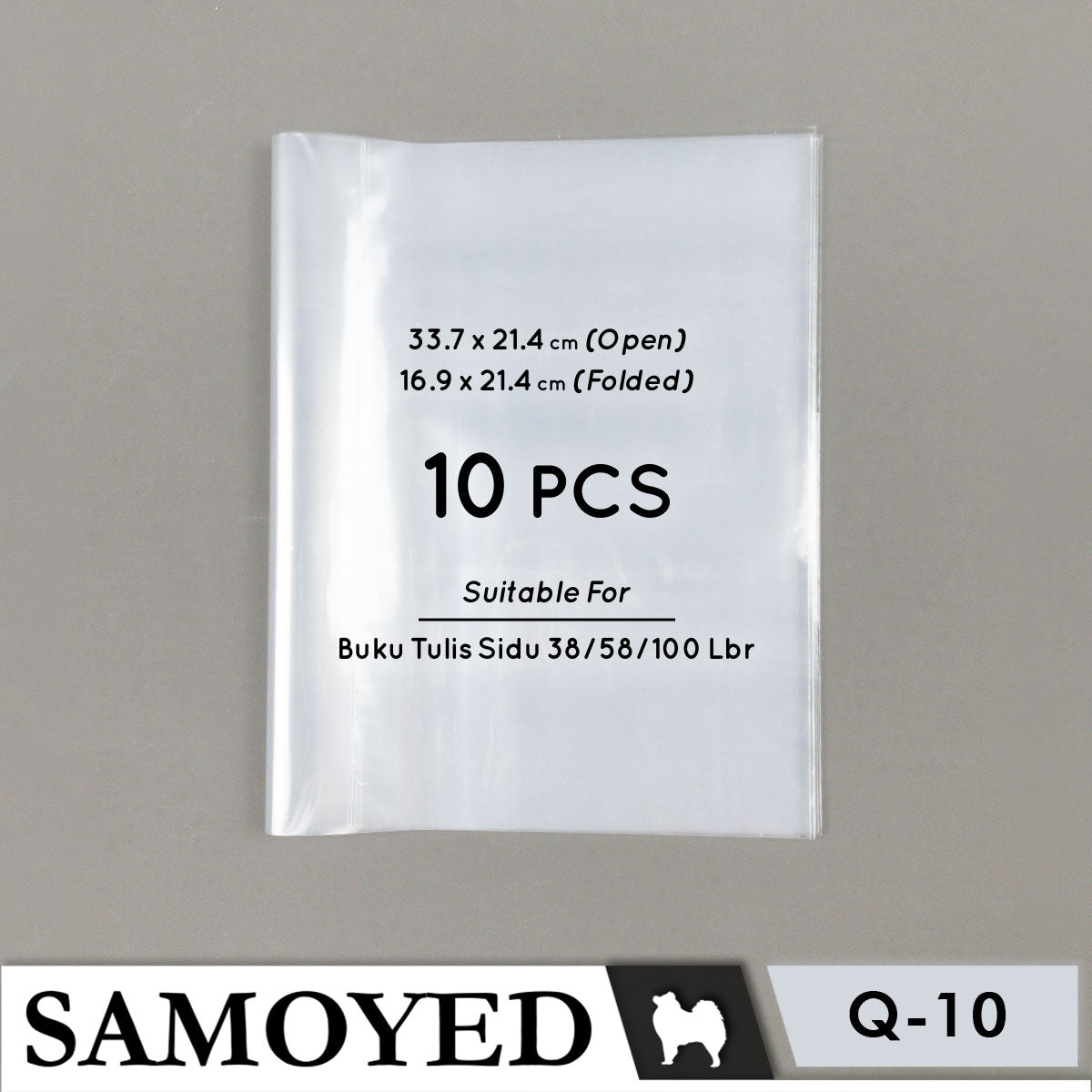 Book Covers Samoyed BKCV-PS 10 Sheets