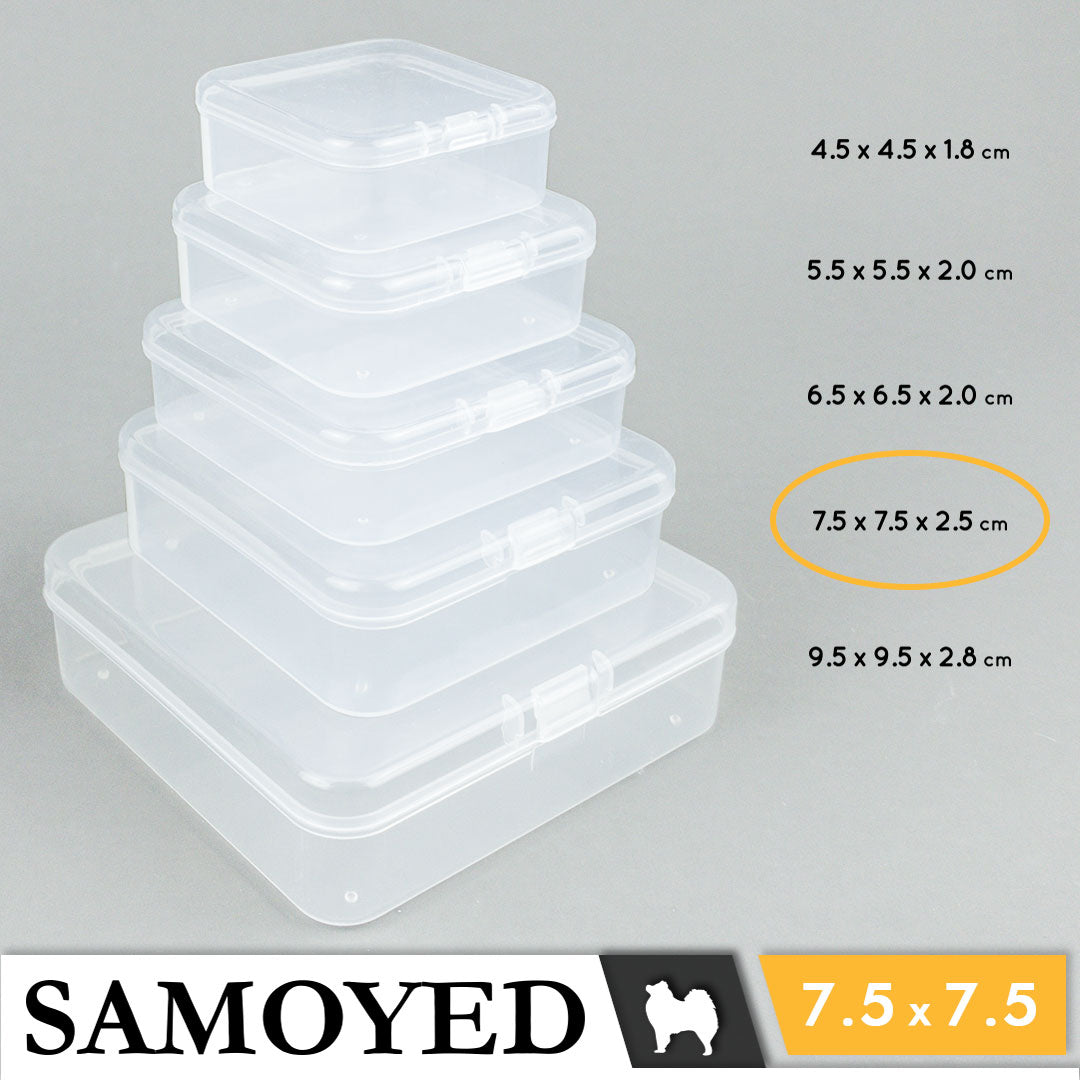 Plastic Box Samoyed SE 75 x 75 x 25 mm