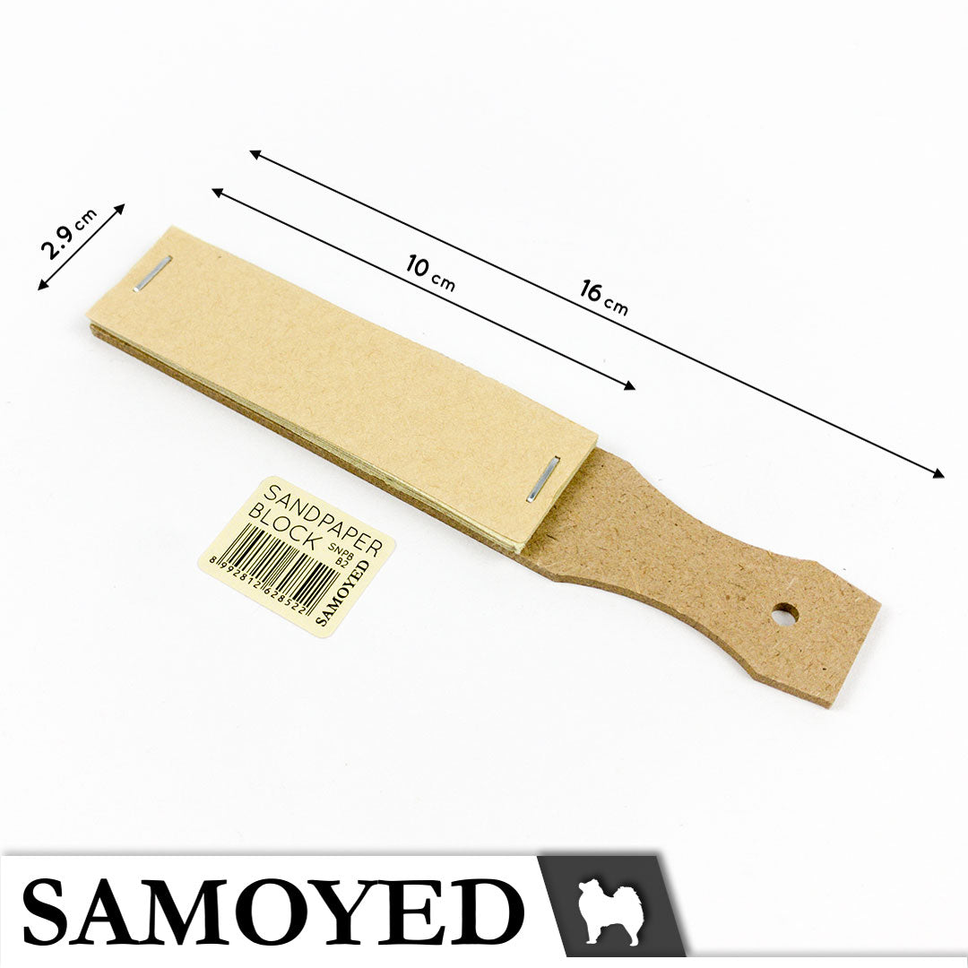 Sandpaper Block Samoyed SNPB