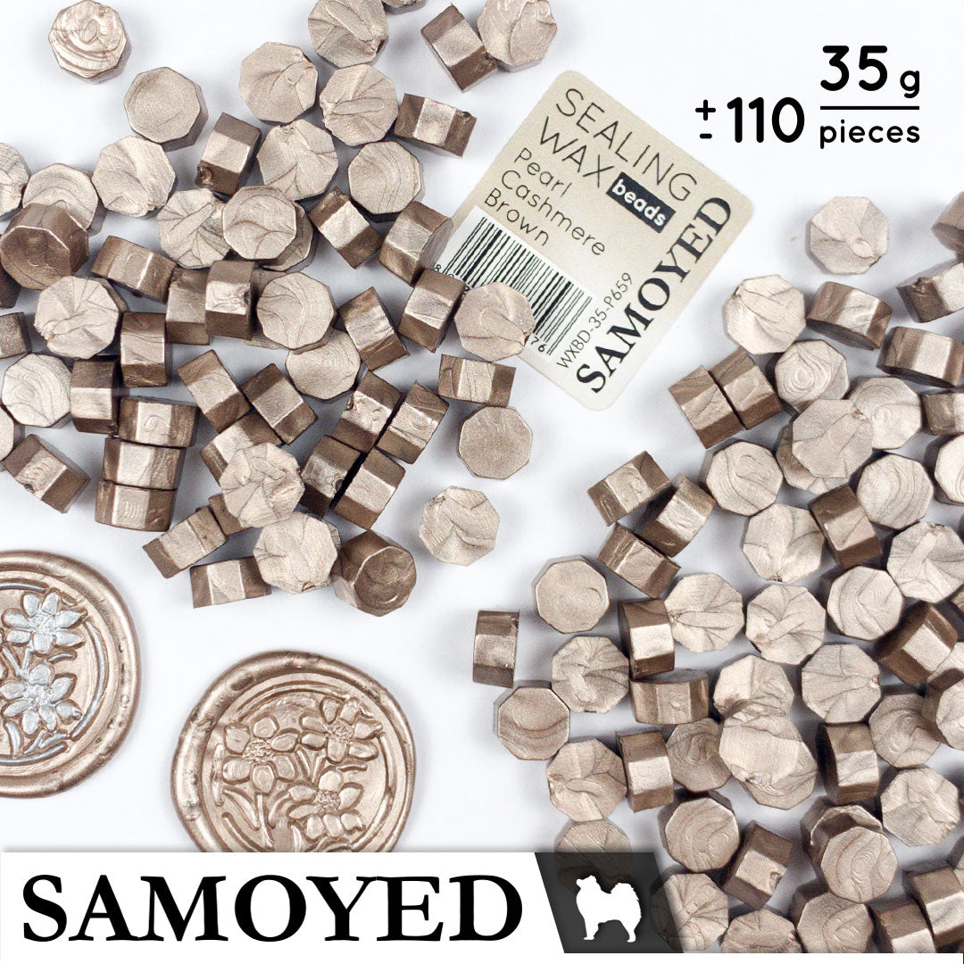 Sealing Wax Beads Samoyed WXBD-35