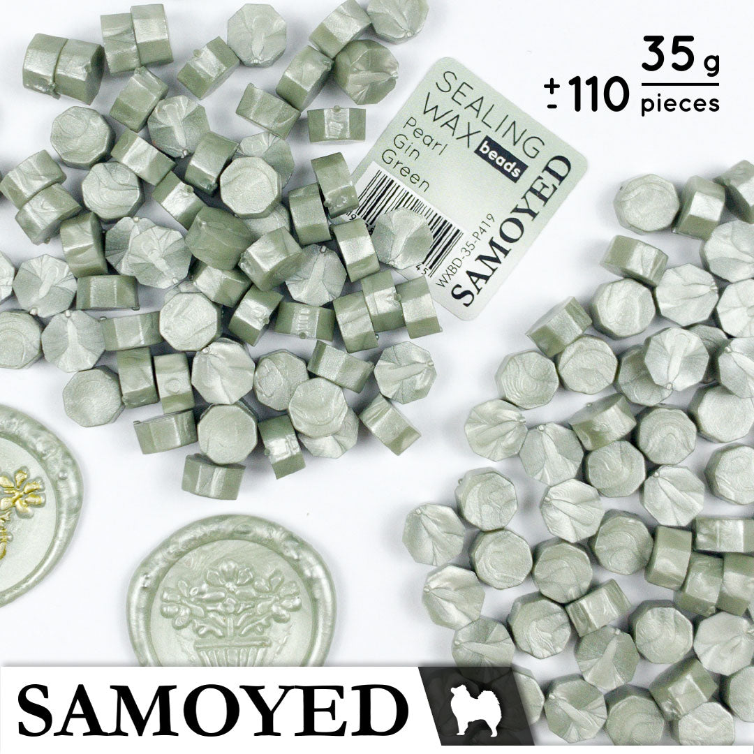 Sealing Wax Beads Samoyed WXBD-35