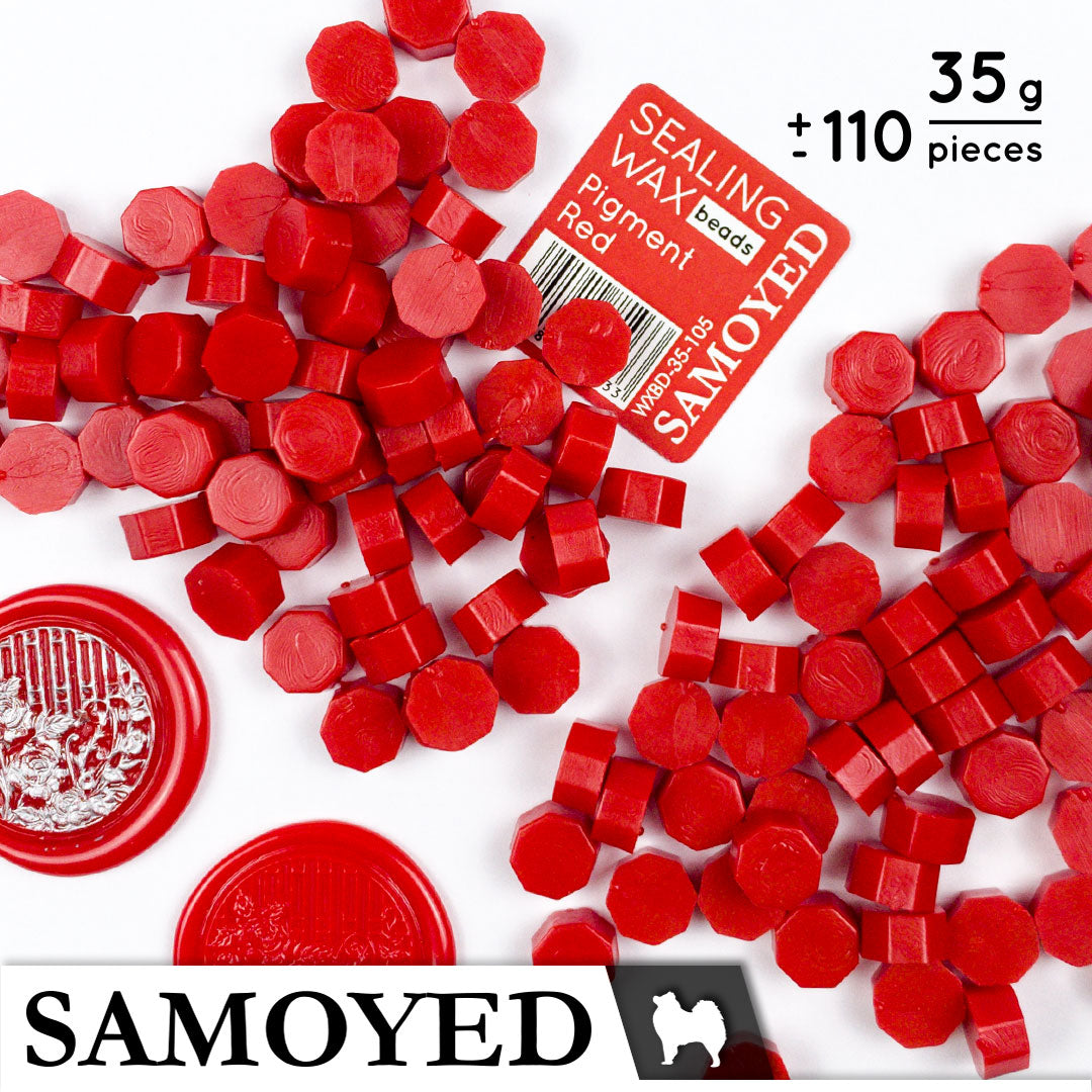 Sealing Wax Beads Samoyed WXBD-35