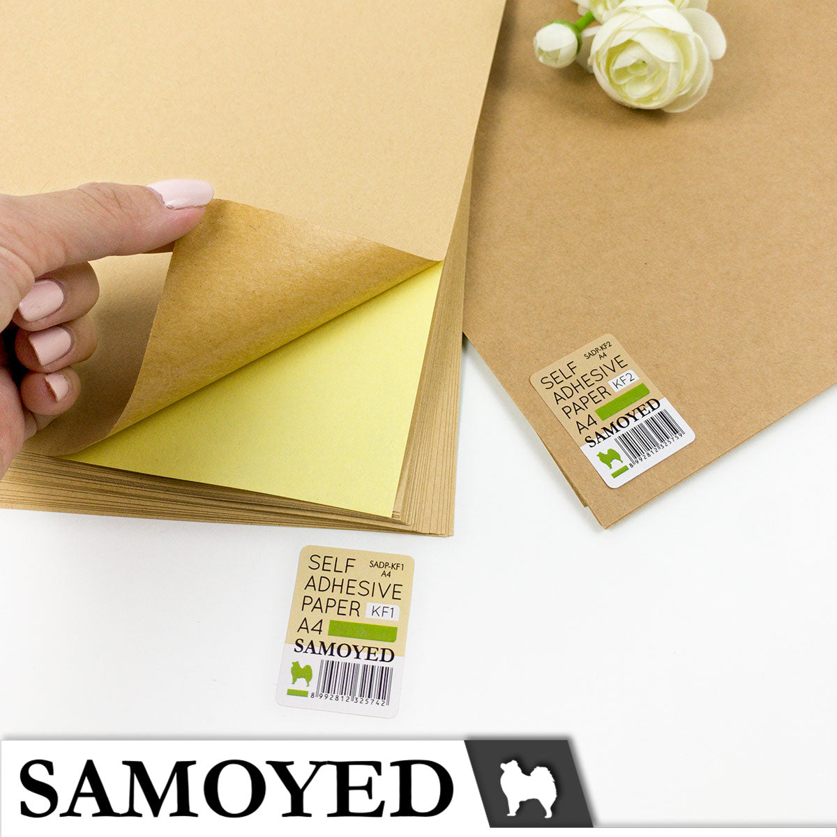 Self Adhesive Paper Samoyed SADP-KF A4 10 Sheets