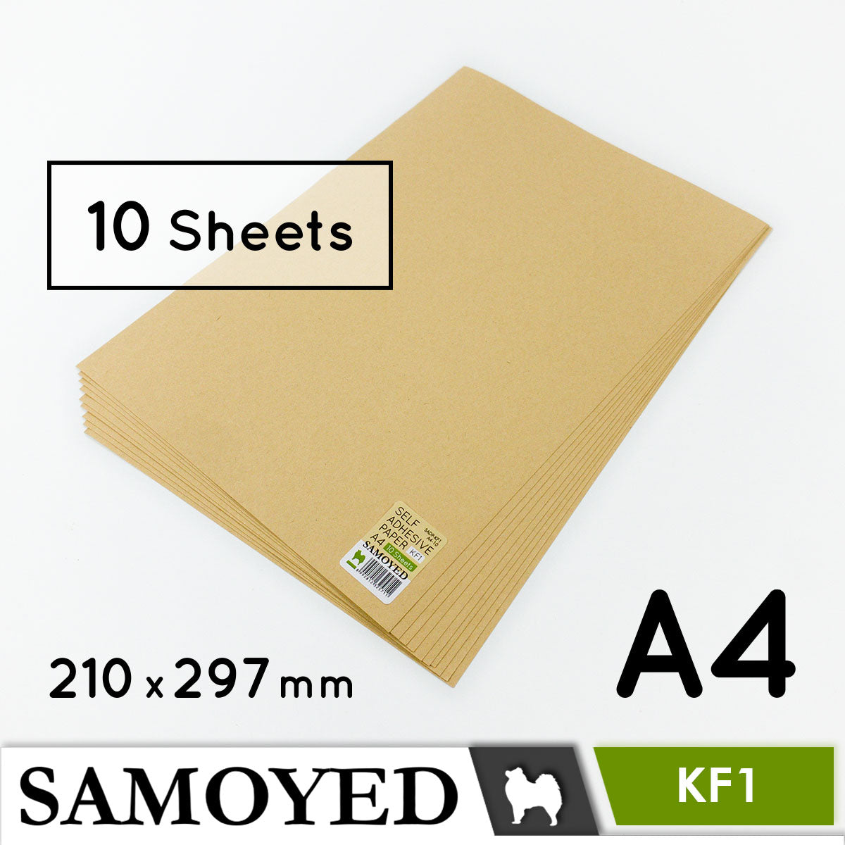 Self Adhesive Paper Samoyed SADP-KF A4 10 Sheets