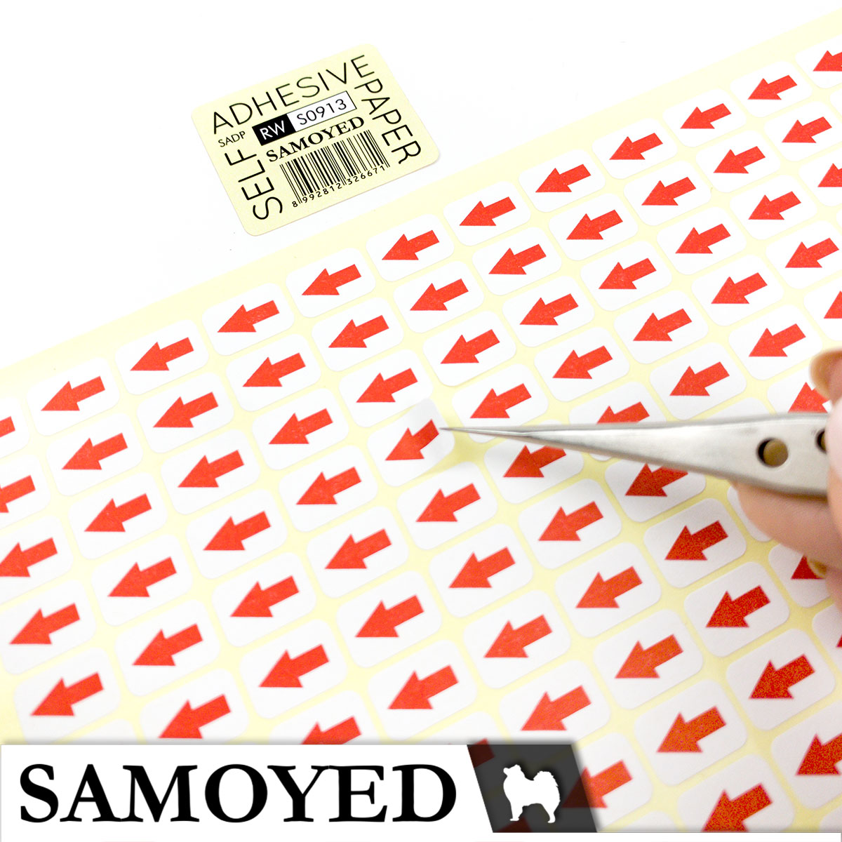 Self Adhesive Paper Samoyed SADP-RW