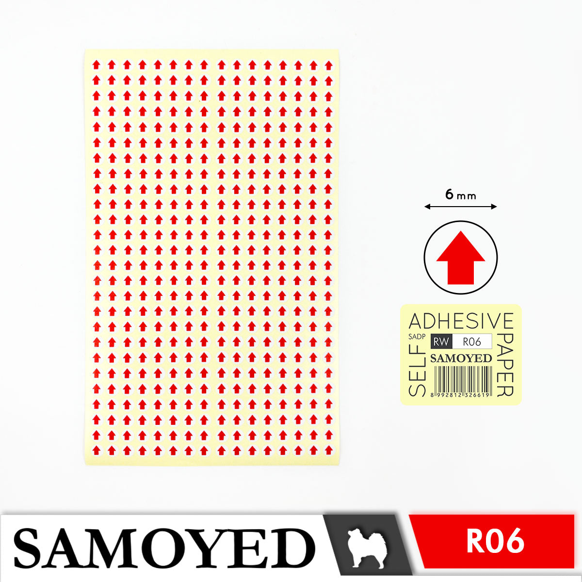 Self Adhesive Paper Samoyed SADP-RW