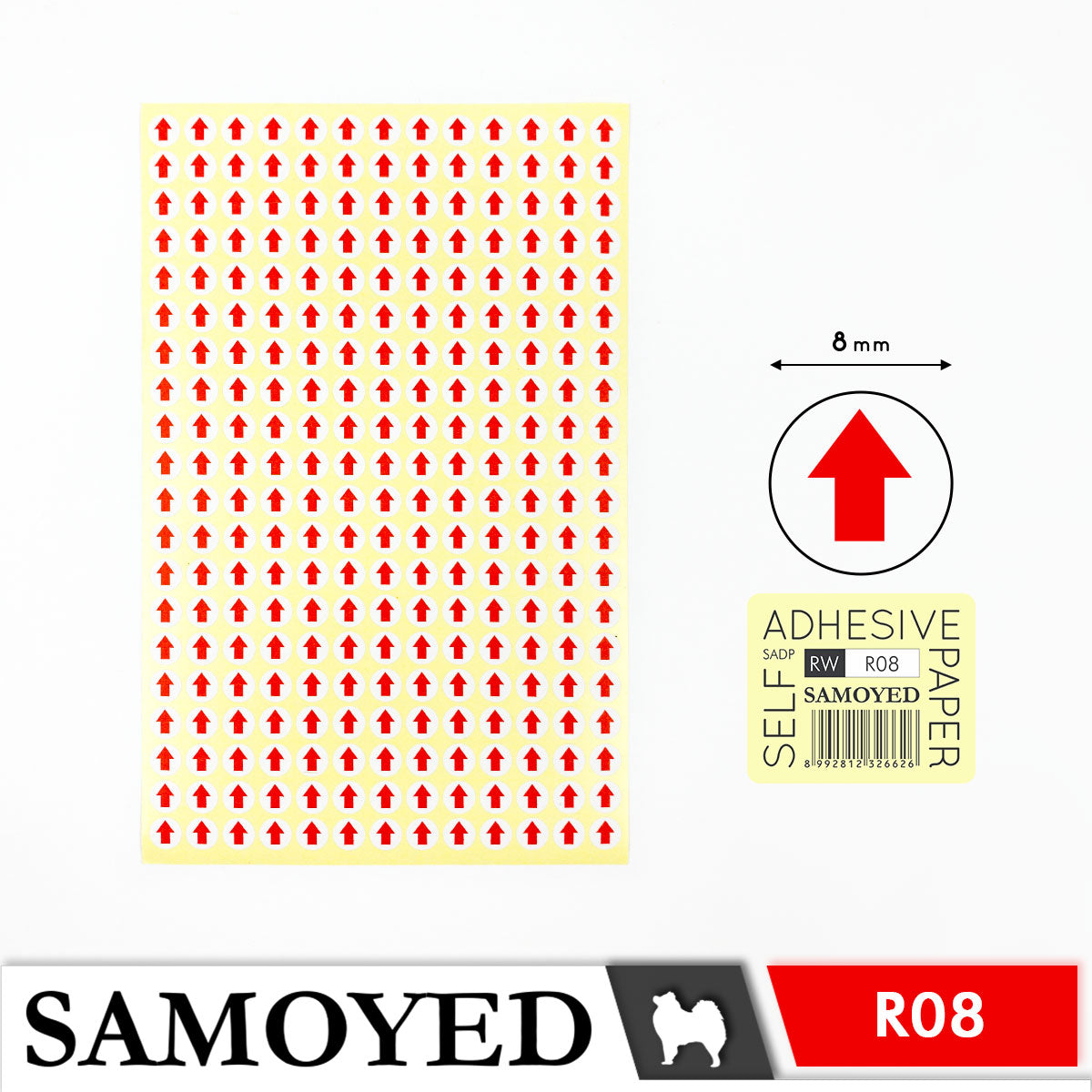 Self Adhesive Paper Samoyed SADP-RW