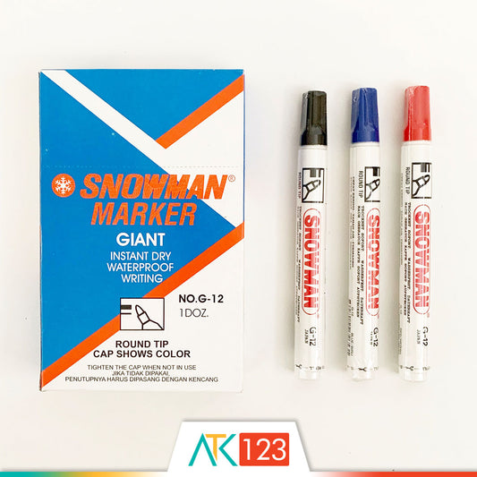 Permanent Marker Snowman G-12