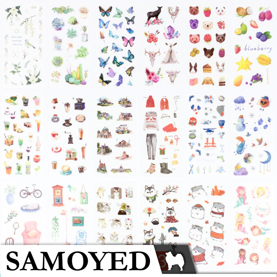 Stickers Samoyed STKR-EM