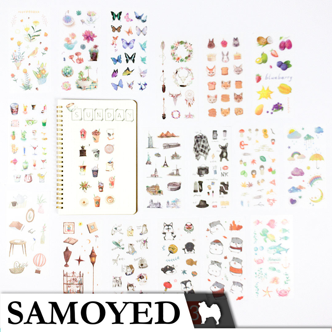 Stickers Samoyed STKR-EM