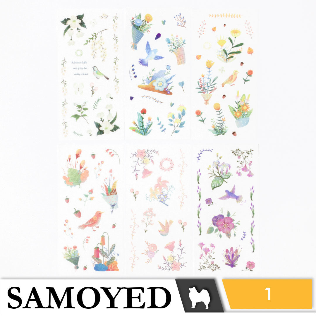 Stickers Samoyed STKR-EM