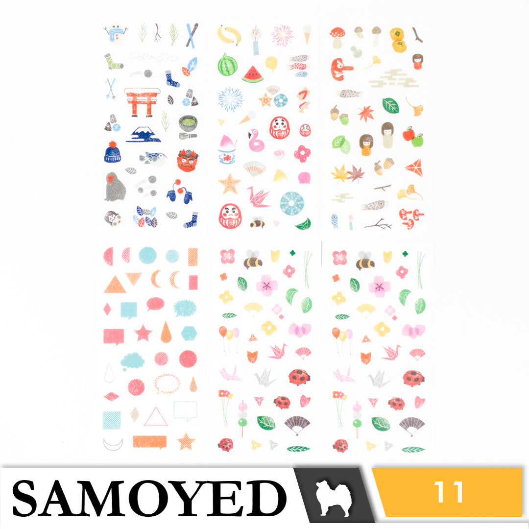 Stickers Samoyed STKR-EM