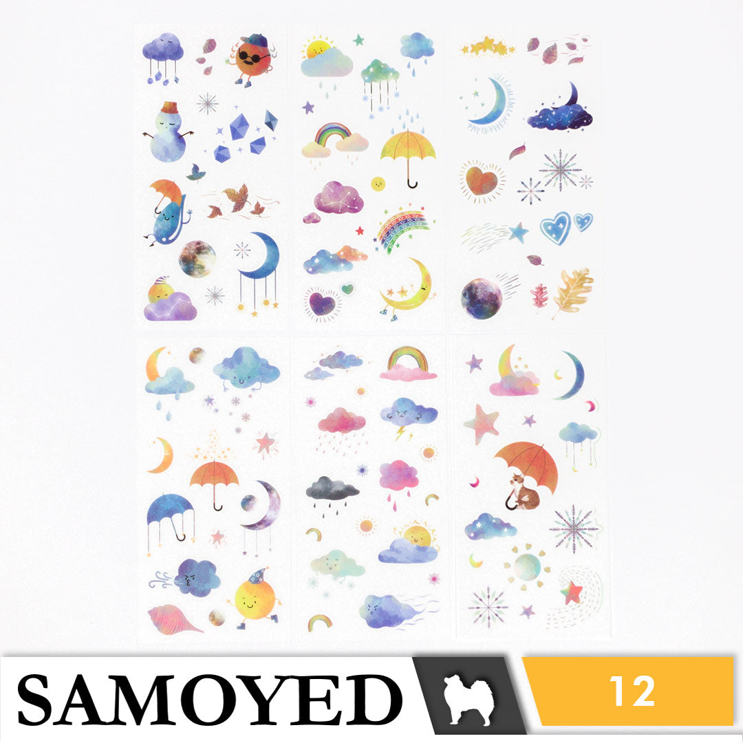 Stickers Samoyed STKR-EM