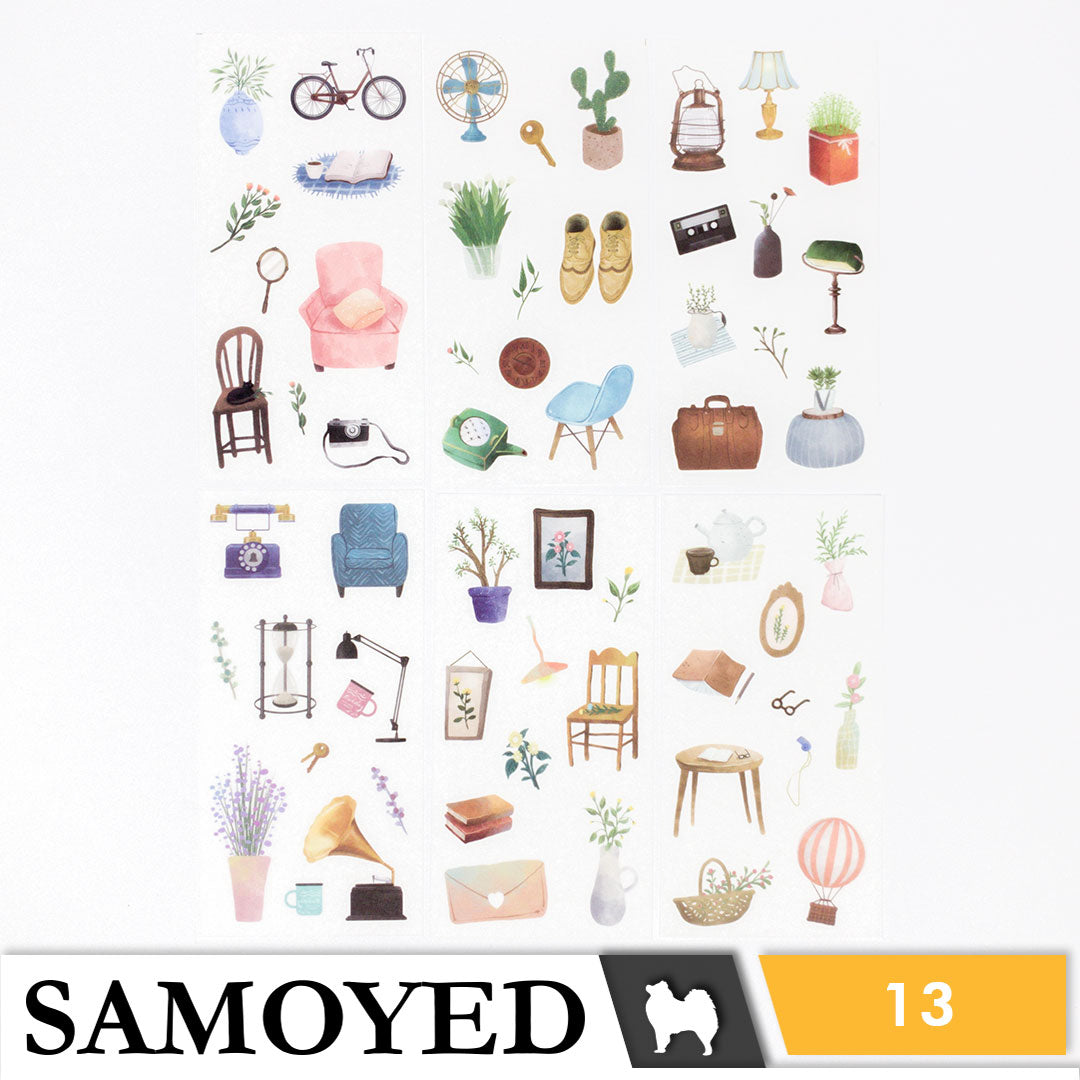 Stickers Samoyed STKR-EM