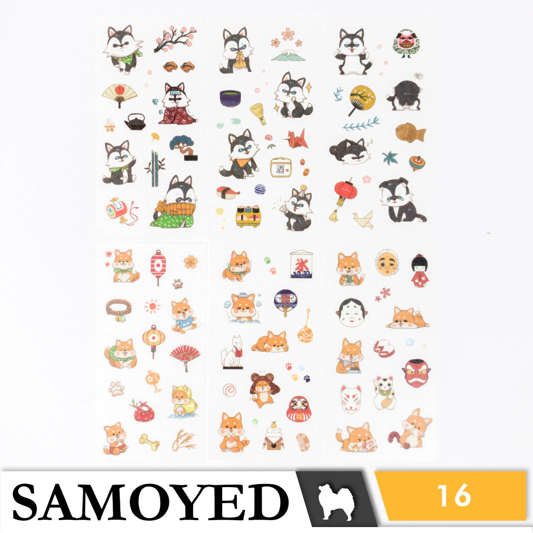 Stickers Samoyed STKR-EM