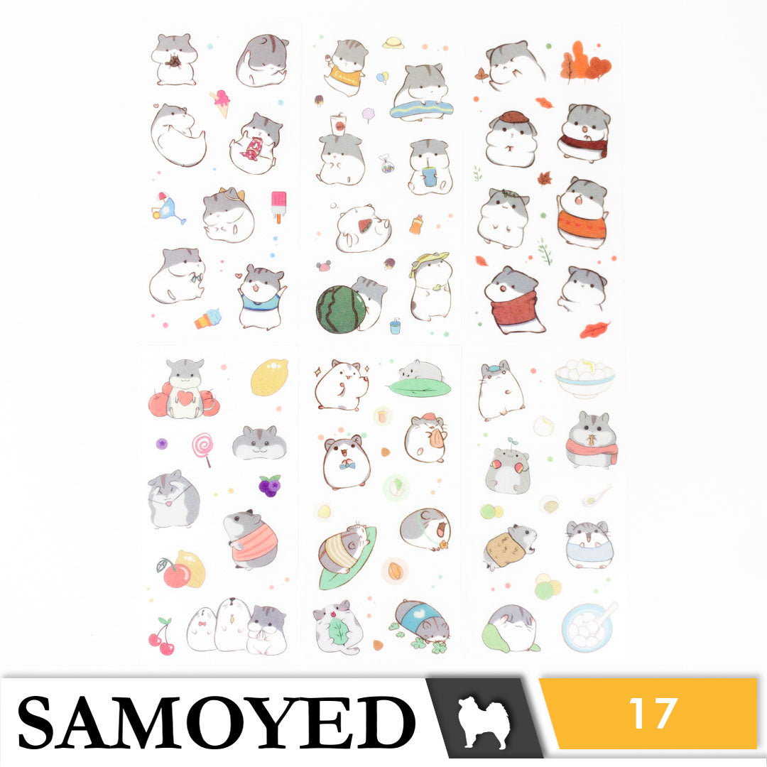Stickers Samoyed STKR-EM