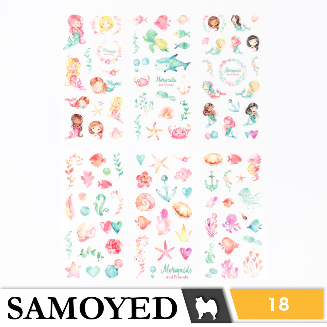 Stickers Samoyed STKR-EM
