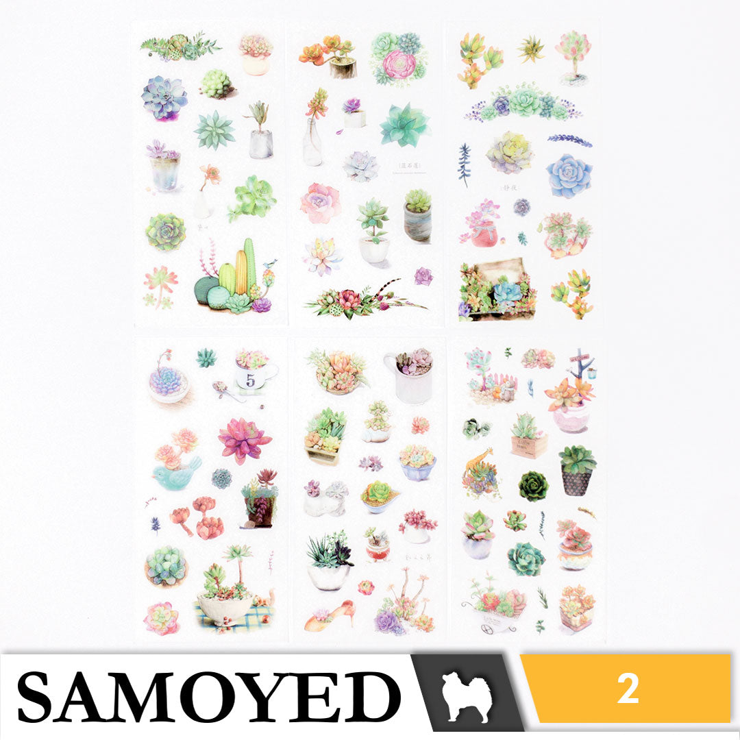 Stickers Samoyed STKR-EM