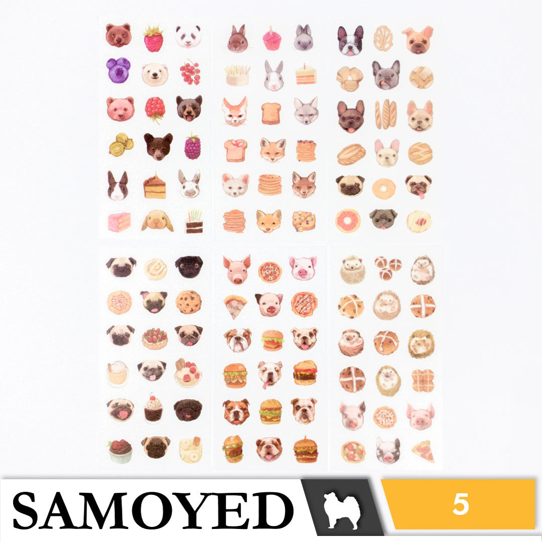Stickers Samoyed STKR-EM
