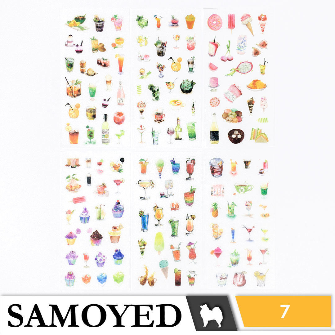Stickers Samoyed STKR-EM